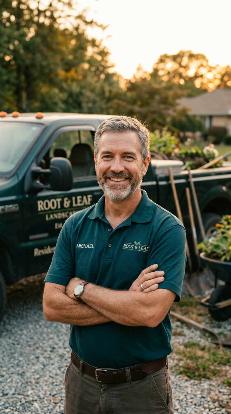 Marcus Webb, owner of Webb & Sons Landscaping
